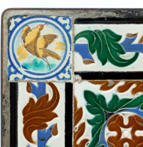 Spanish Wrought Iron Table with Decorative Corners