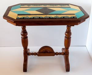 Art Deco Trestle Table by Hermosa