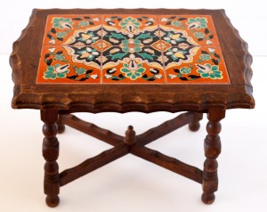 Floral Geometric Table by Taylor