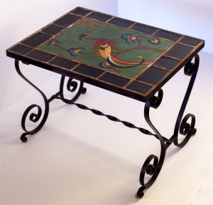 Phoenix Linoleum Wrought Iron Table