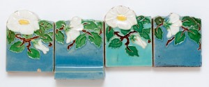 Floral Trim Tiles by Malibu