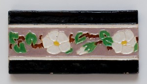 Floral Trim Tiles by Malibu