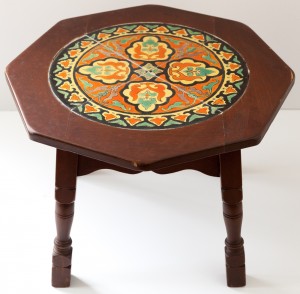 Octagon Table with a Roundel Tile Set by Taylor