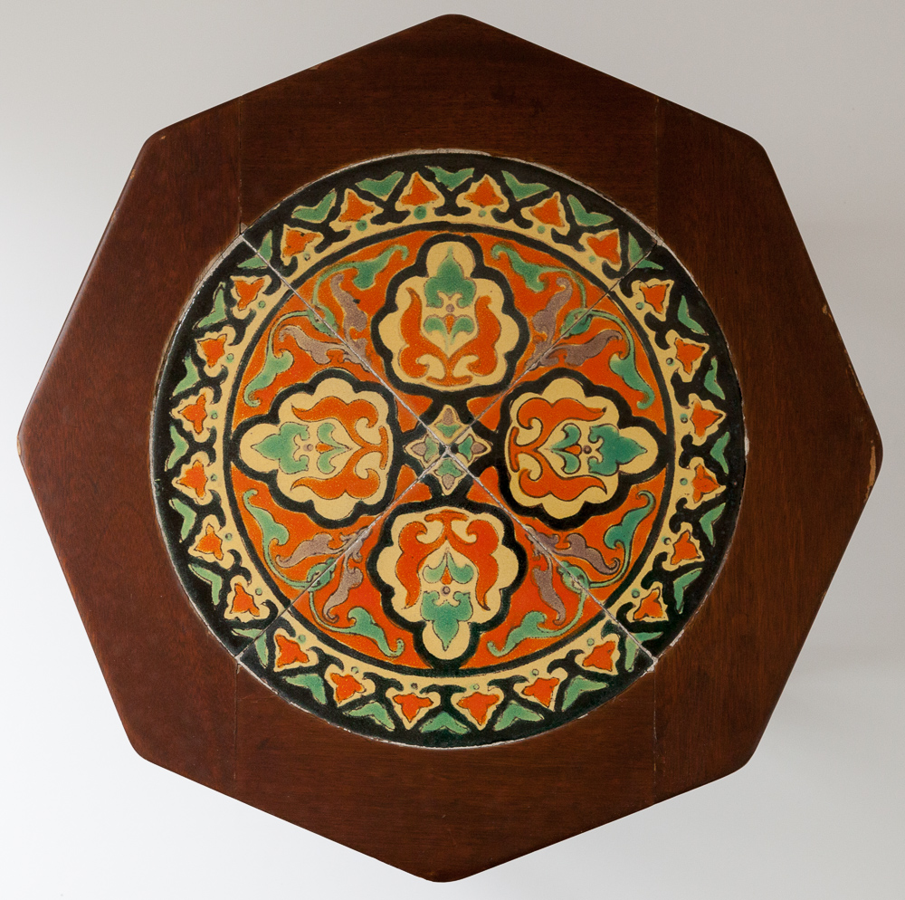 Octagon Table with a Roundel Tile Set by Taylor
