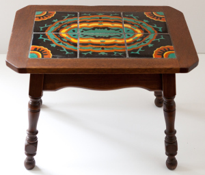 Black Spanish Geometric Table by Taylor