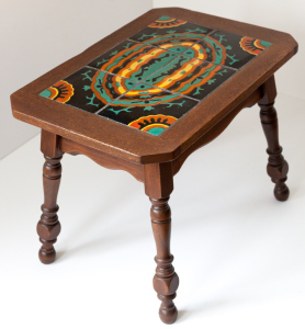Black Spanish Geometric Table by Taylor
